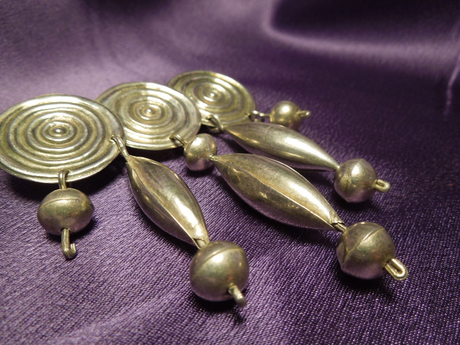 Vintage Sterling Silver Dominique Dinouart DDD 925 Geometric Modern Pin Brooch