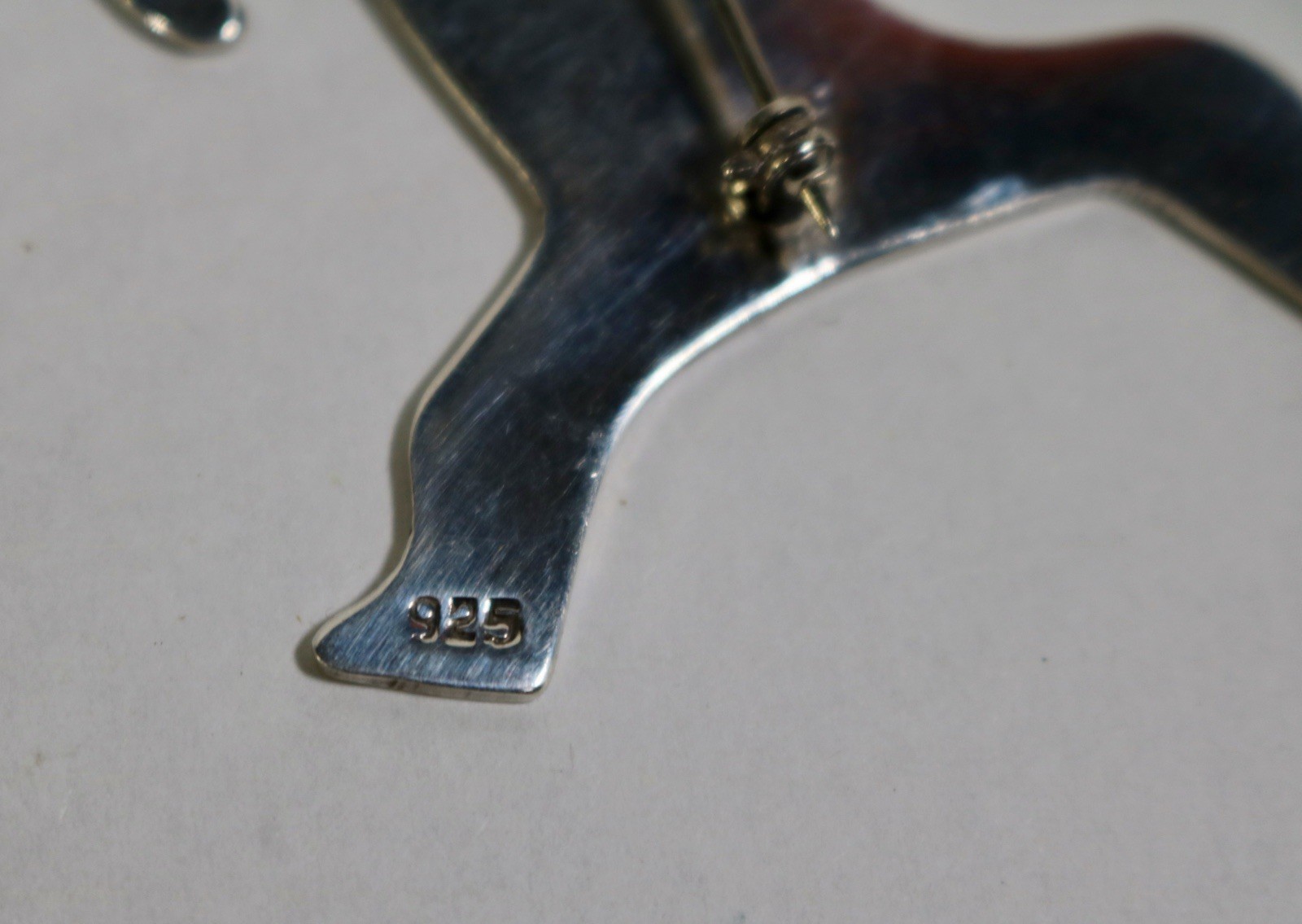 Sterling Silver 925 Modernest Person Brooch