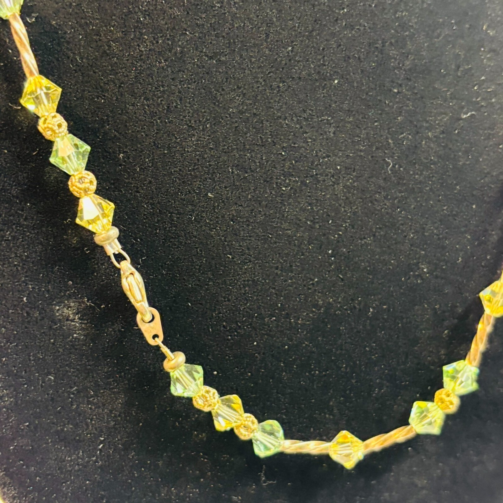 Y2K Vintage Necklace Jewelry Sparkly Rhinestone Choker 2000s Retro Girly