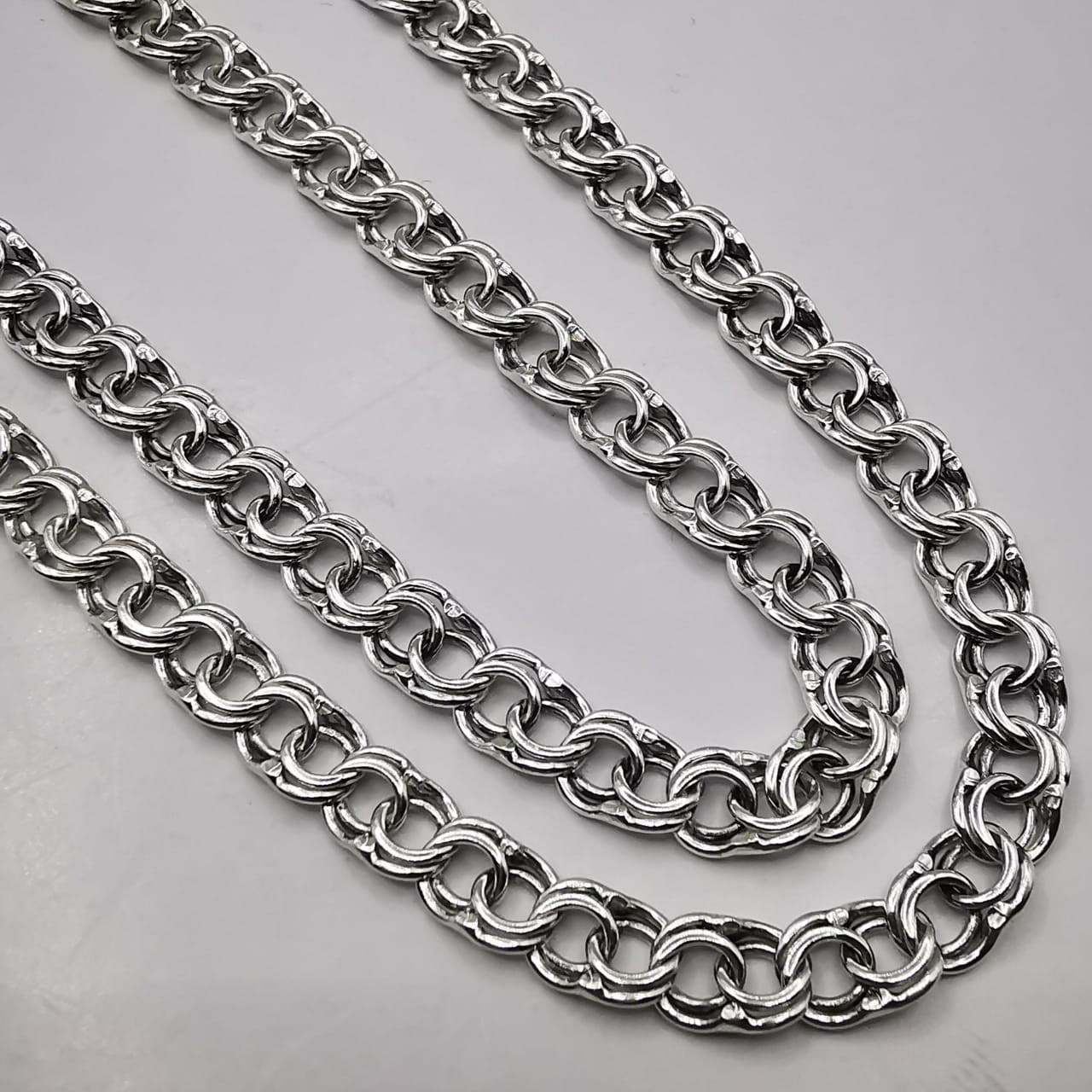 Vintage Beautiful Jewelry Chain Necklece,925 Sterling Silver,Signed , 19,82g