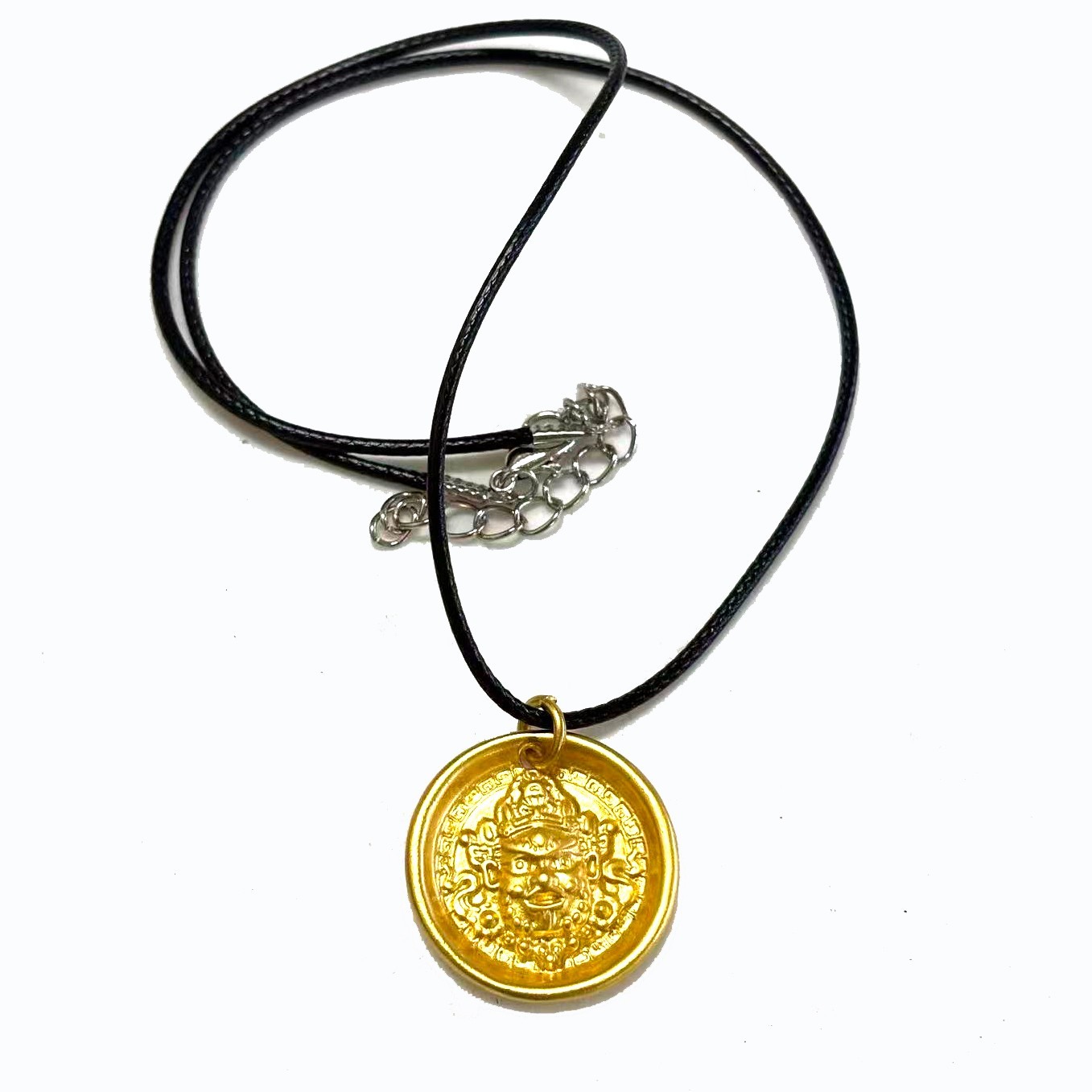 Tibet Amulet Pendant Gold-plated?(NOT SURE) mark ‘999’, Free Necklace adjustable