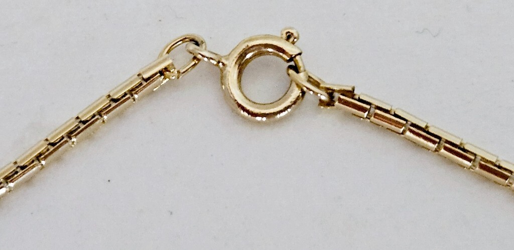 Vintage Tacoa Gold Plate Chain Necklace ~ 30″ ~ NWT