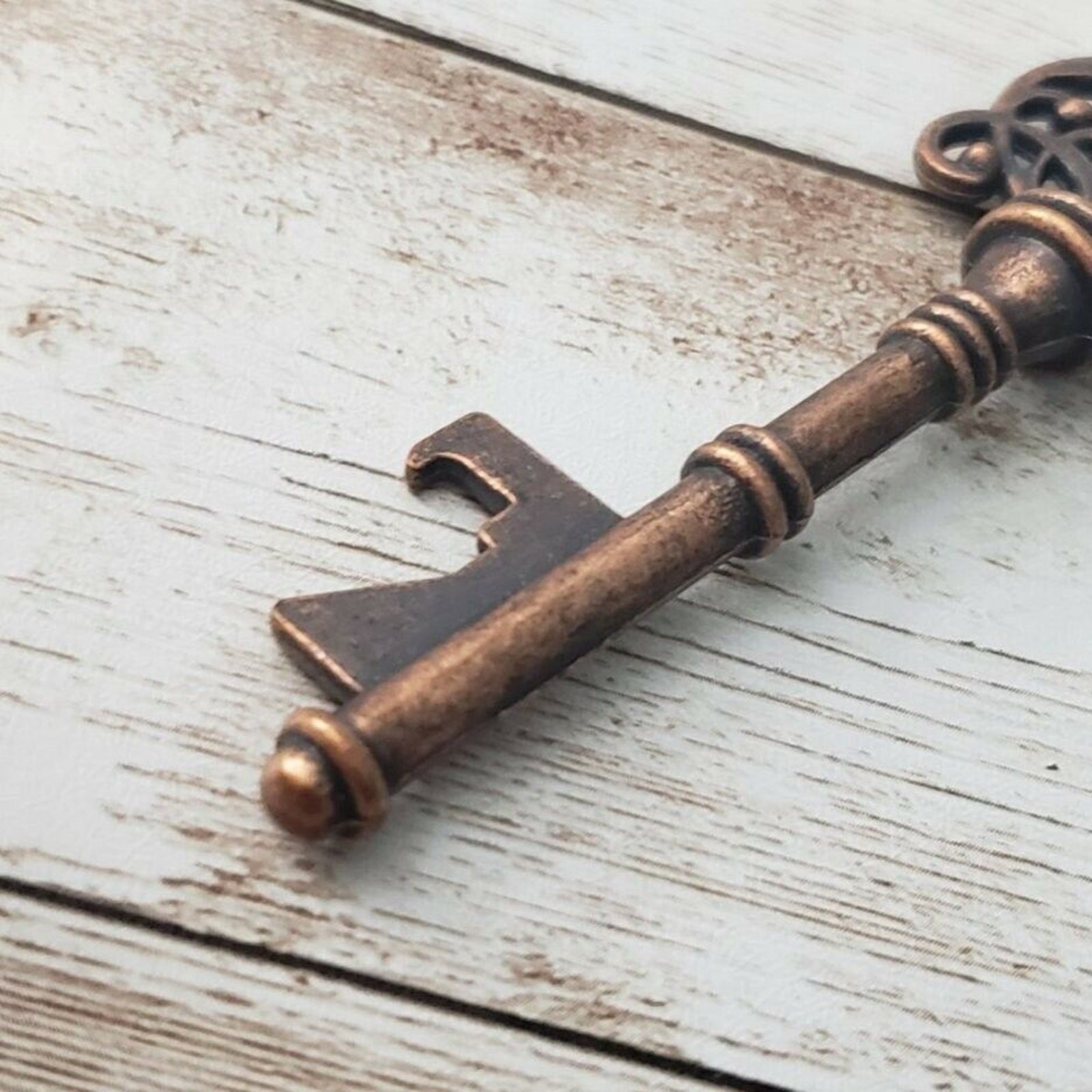 Vintage Pendant Extra Large Ornate Key (No Chain Included)