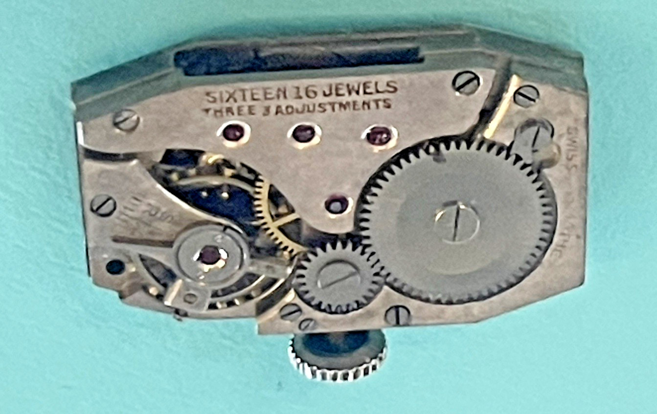 Antique VOGUE Swiss Ladies Watch Movement 16j Runs 25mm x 15mm 3 Adj 🌺🌺