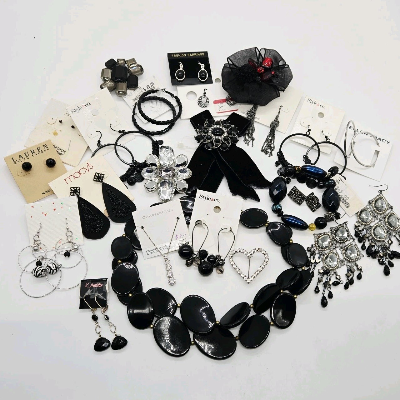 Designer Jewelry Lot Signed Unsigned 5 Pounds Over 71 Pieces Vintage Costume