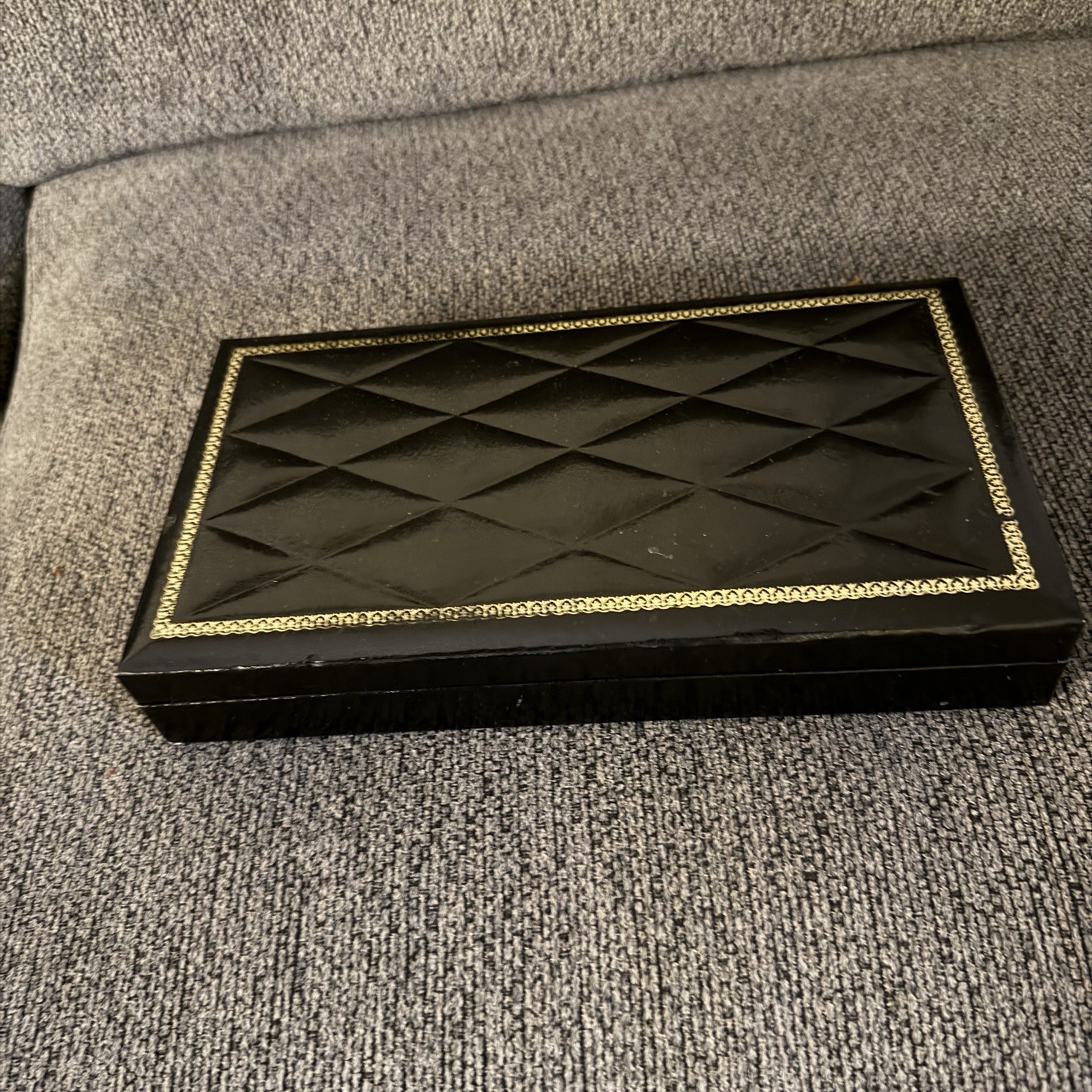 Swank Jewelry Case Filled With Jewelry Cufflinks Ring Pins Coin Watch Misc Junk
