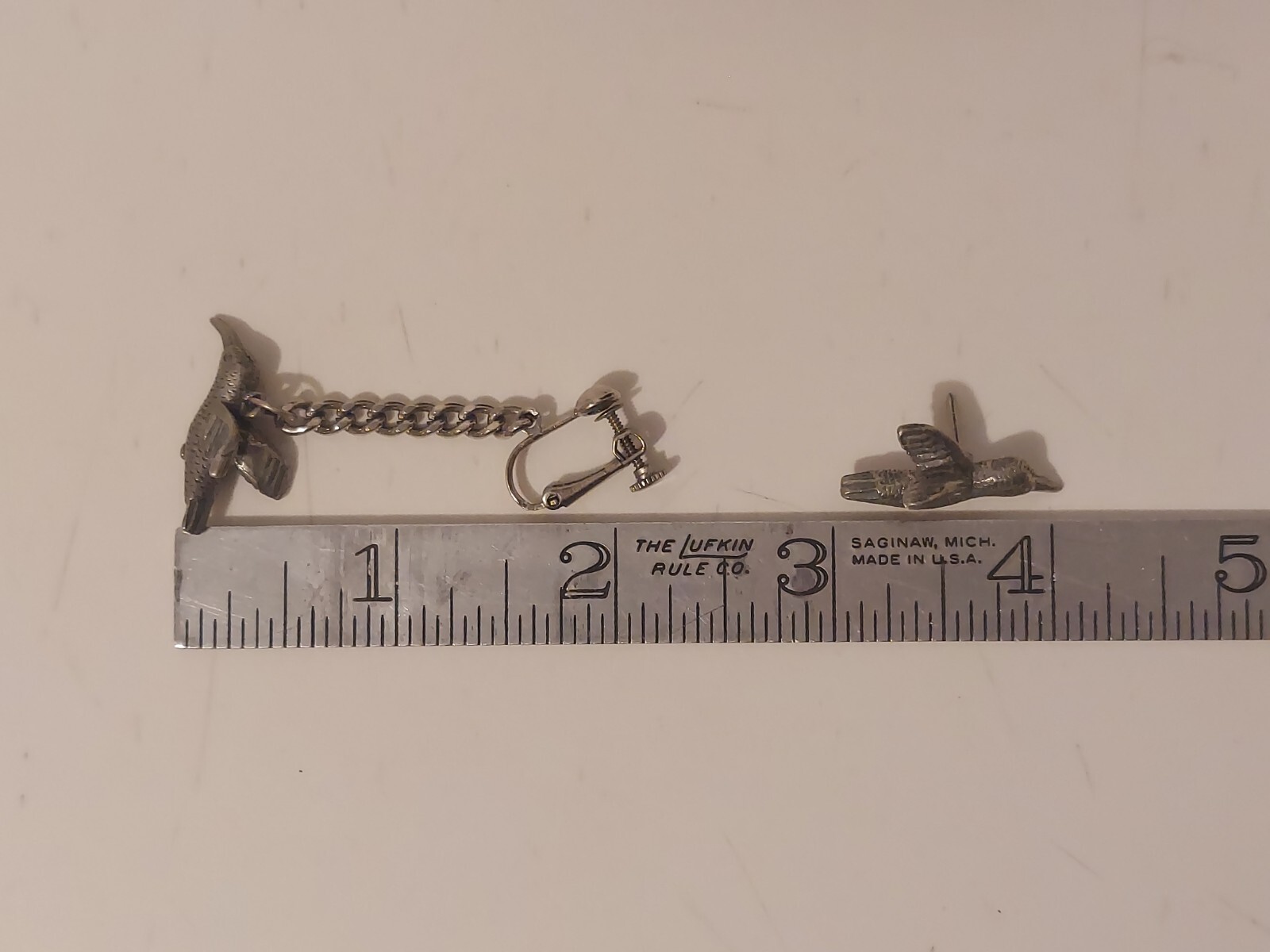 Hummingbird Pewter Dangle Screwback Clip On Earrings And Pin By Clift