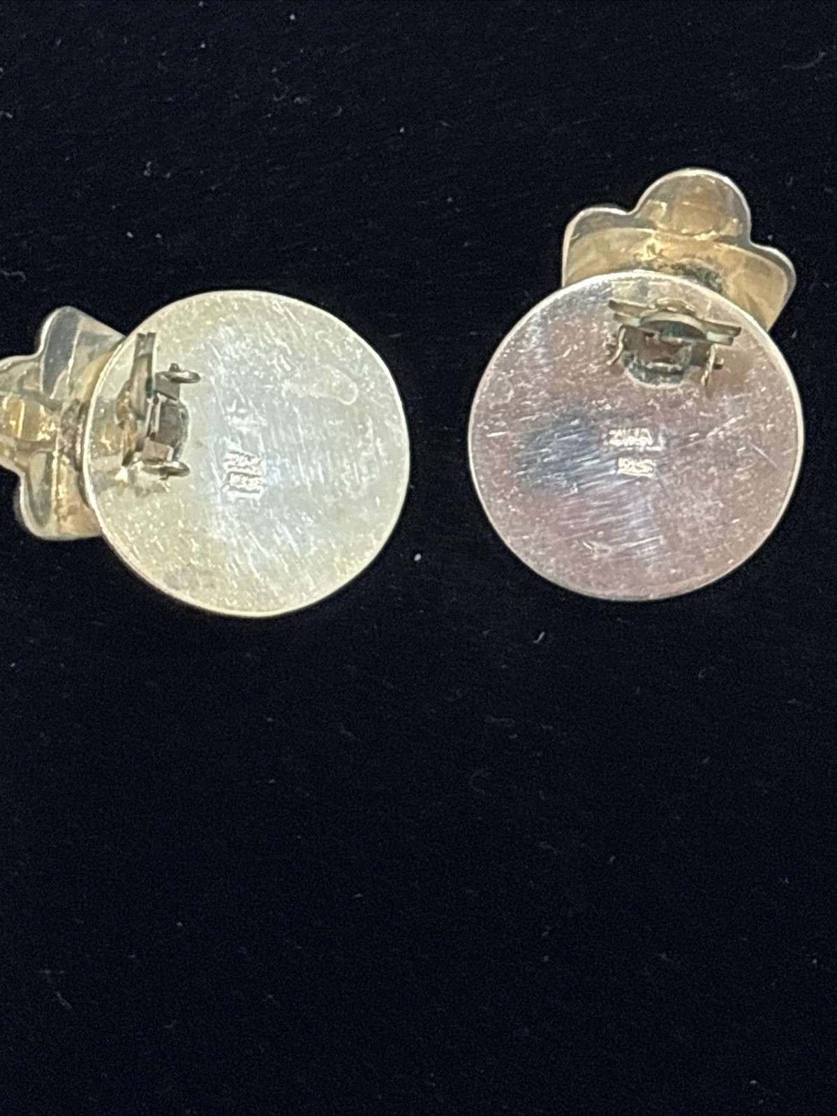 Vintage Sterling Silver Love Knot Statement Earrings By Zina Beverly Hills