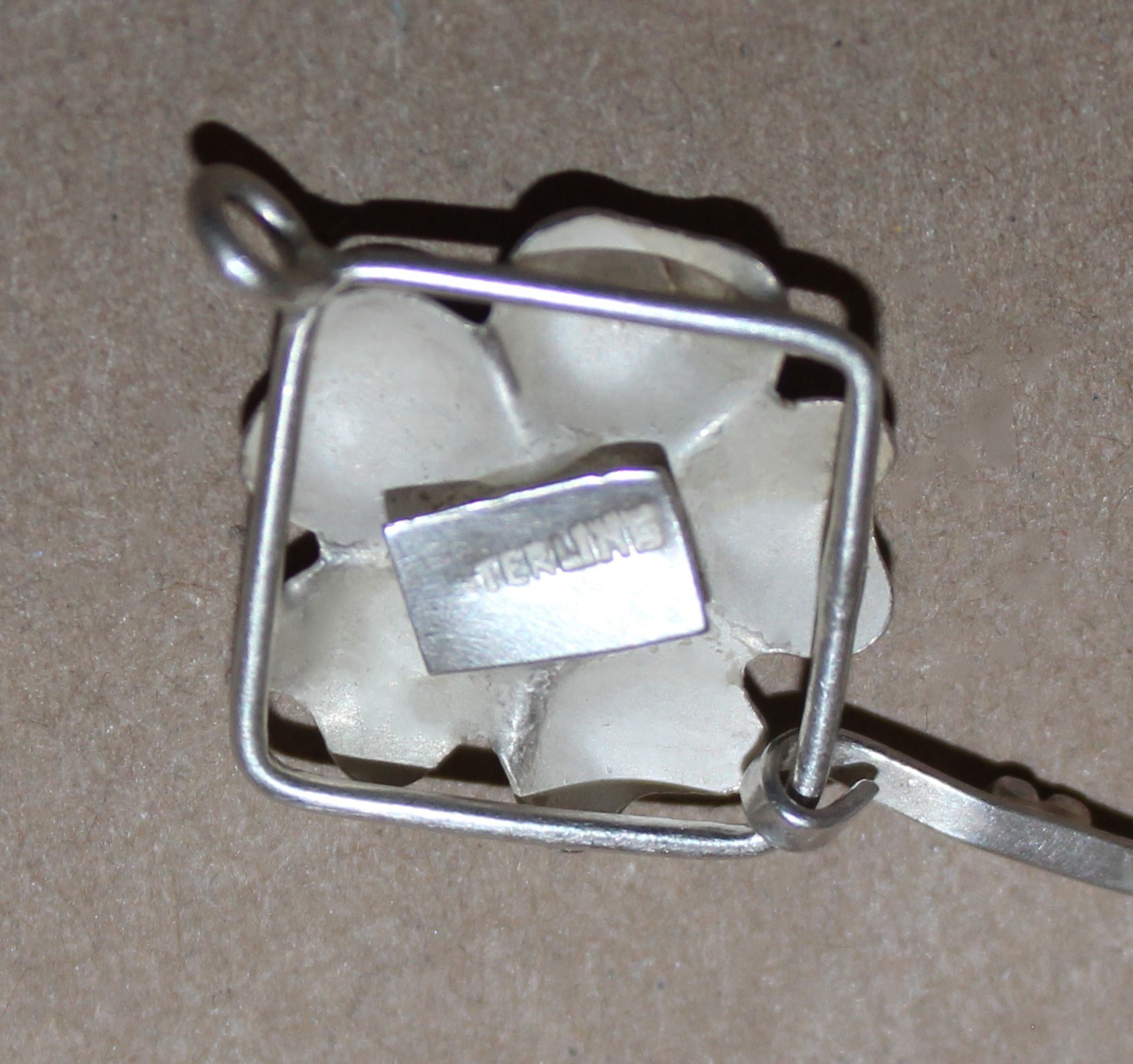 Vtg Sterling Silver Art Nouveau Floral Set Earrings clip-Bracelet 6.5″- Ring 5.5