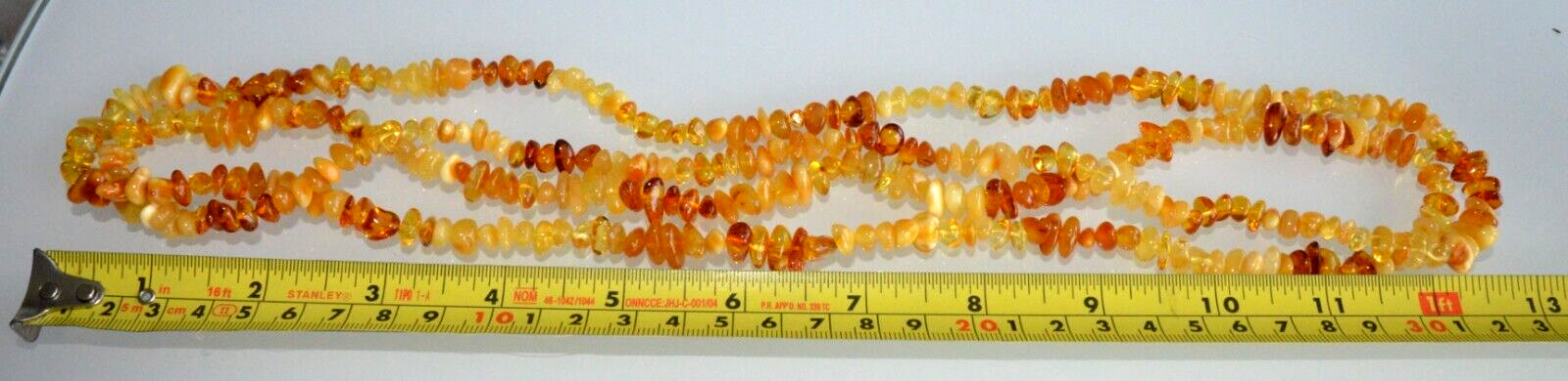 ✅135 cm=42gr RUSSIAN SOVIET BALTIC AMBER BEAD NECKLACE 琥珀 BRACELET STONE PENDANT