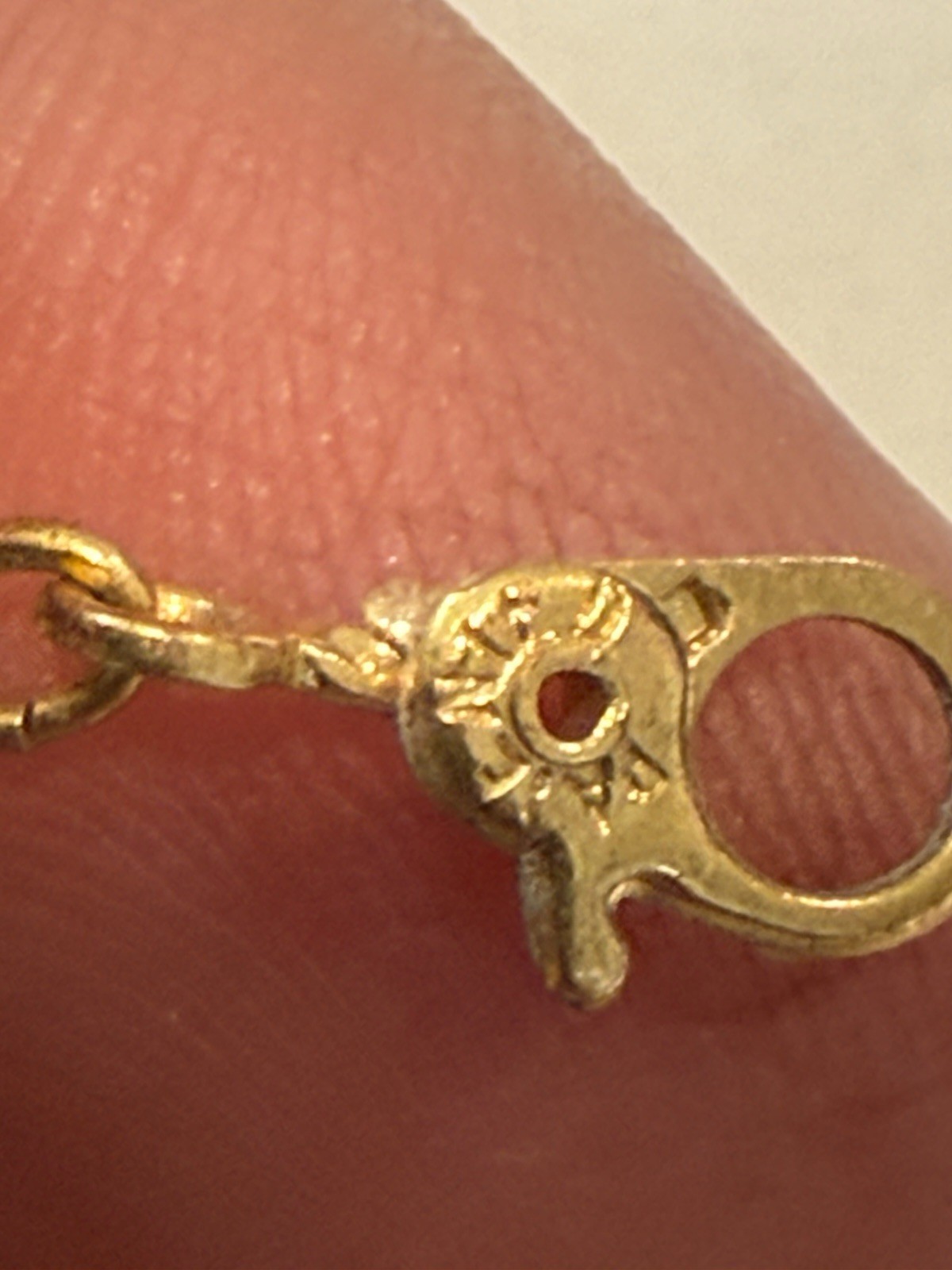 Vintage Monet Gold Tone Chain Bracelet Sister Clasp Signed 6.5″