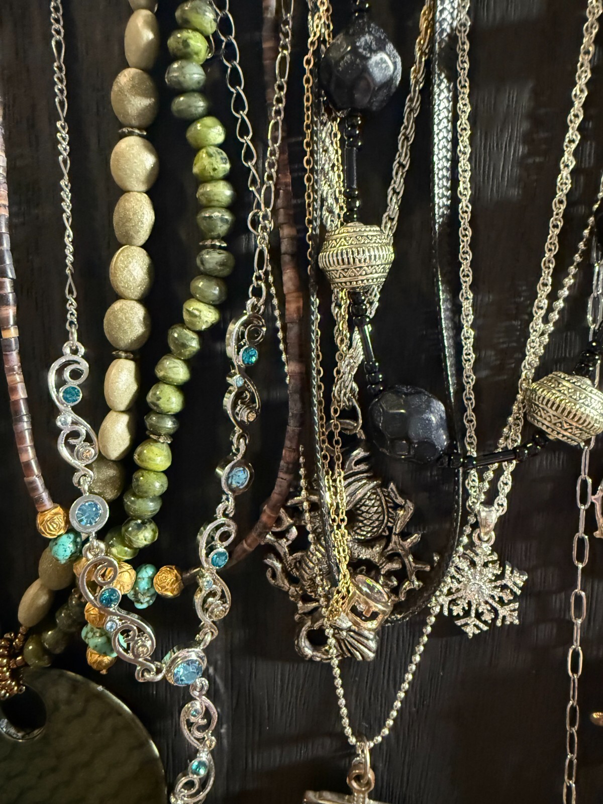 1 -2 LB LOT Of Used Costume Jewelry Vintage to Modern Wearable 15-20 Pieces