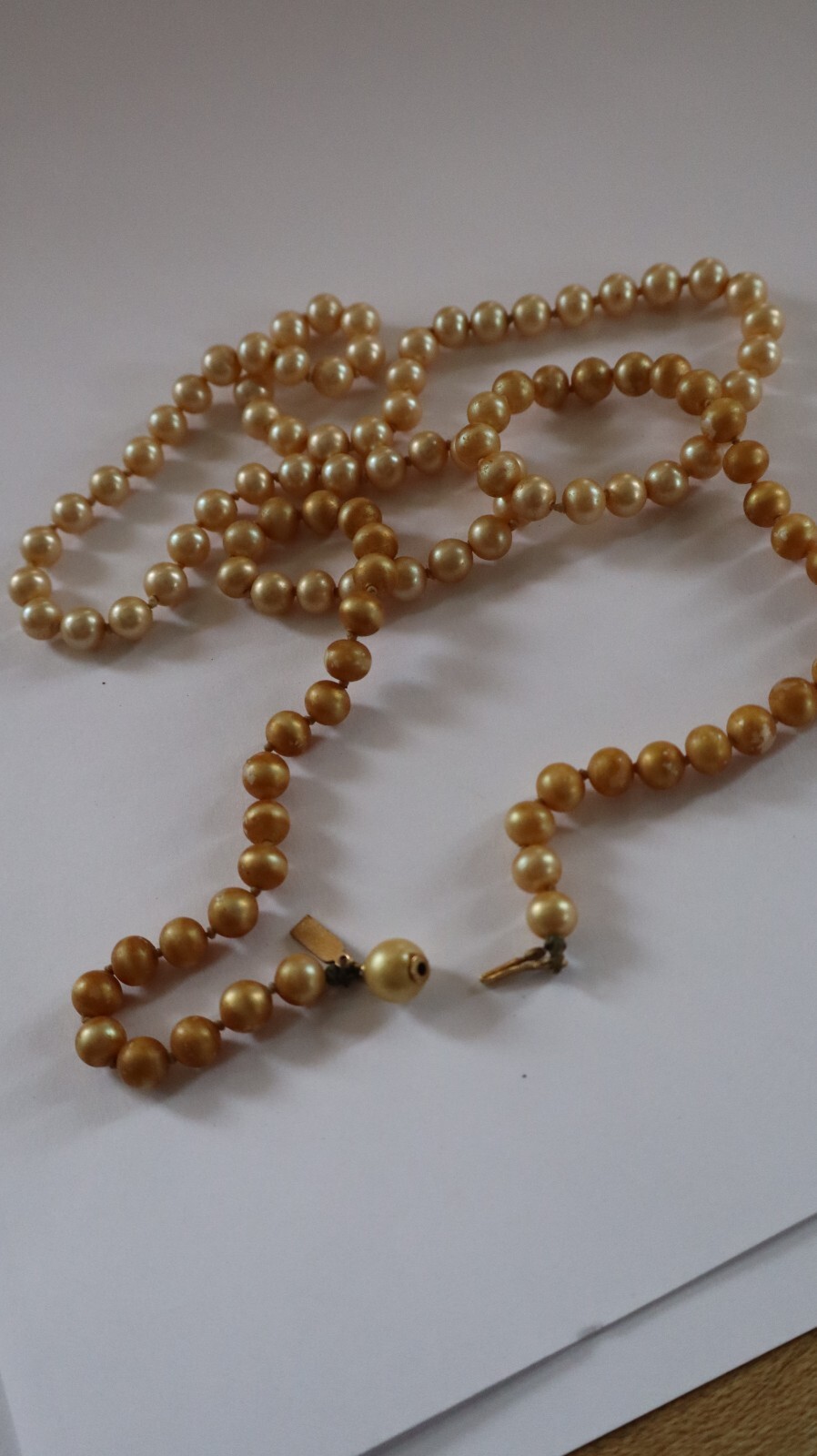 Vintage PEARL NECKLACE STORAGE AUCTION FIND LOT 13 MARVELLA K