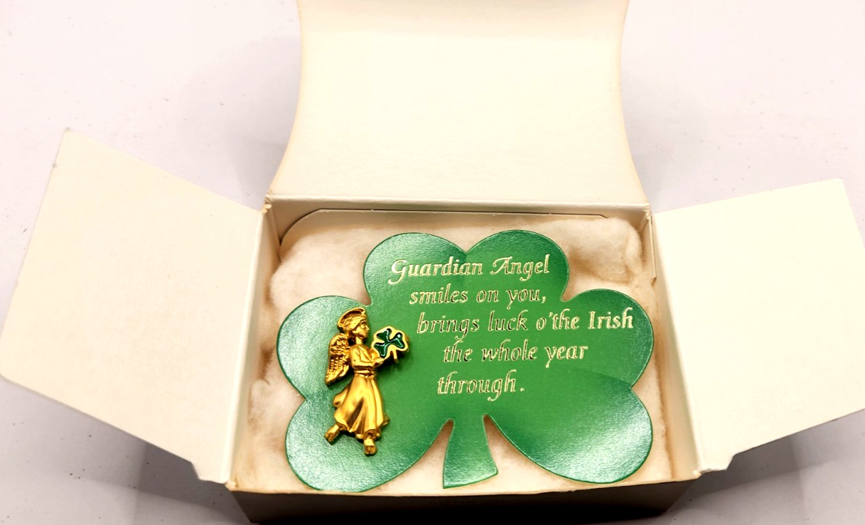 Avon St. Patrick’s Guardian Angel Pin – Vintage 1996