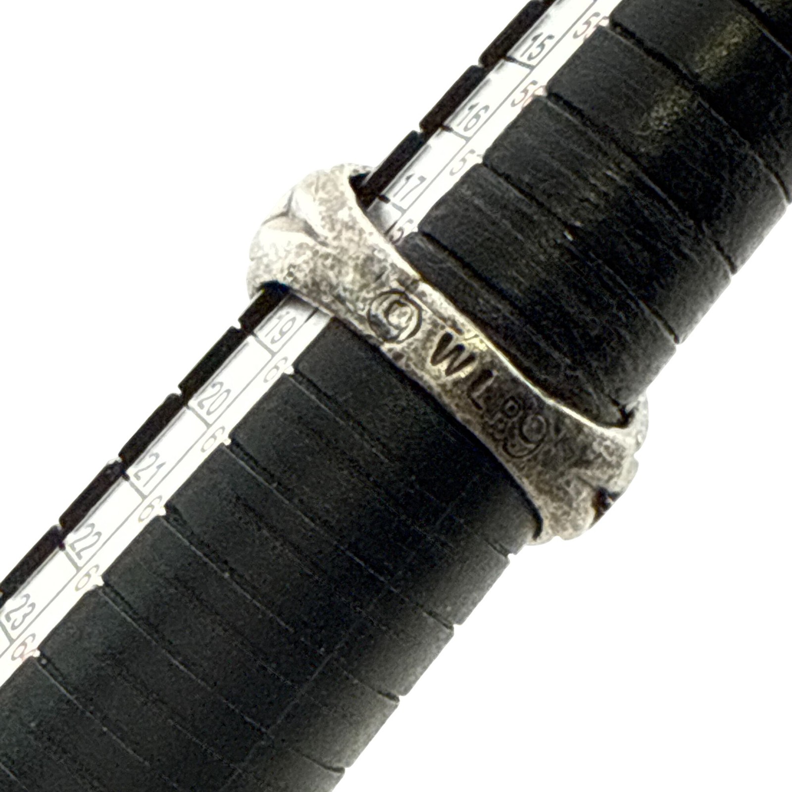 Brutalist Art Jewelry Ring | Figural Male & Female Forms | WLP Signed Studio Sil