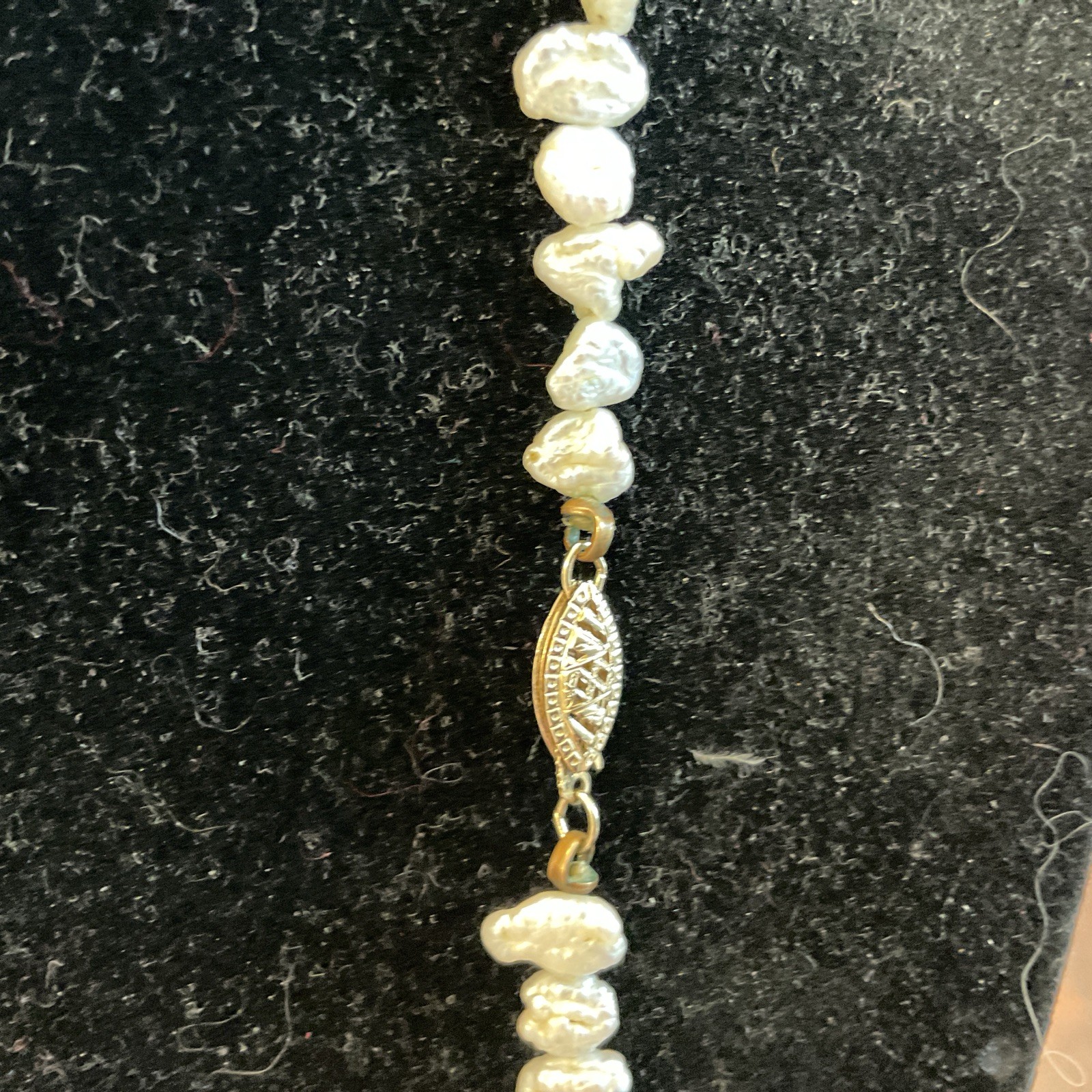 14K Gold&Rice Pearl Necklace 31” Long Convertible Single or Double Strand,21.56g