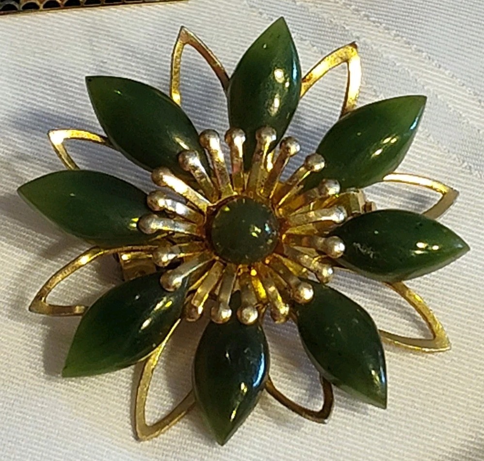 VTG Jewelry Bangle Belt Brooche Necklace Clip-On Earring Earthtones Beads LOT 10