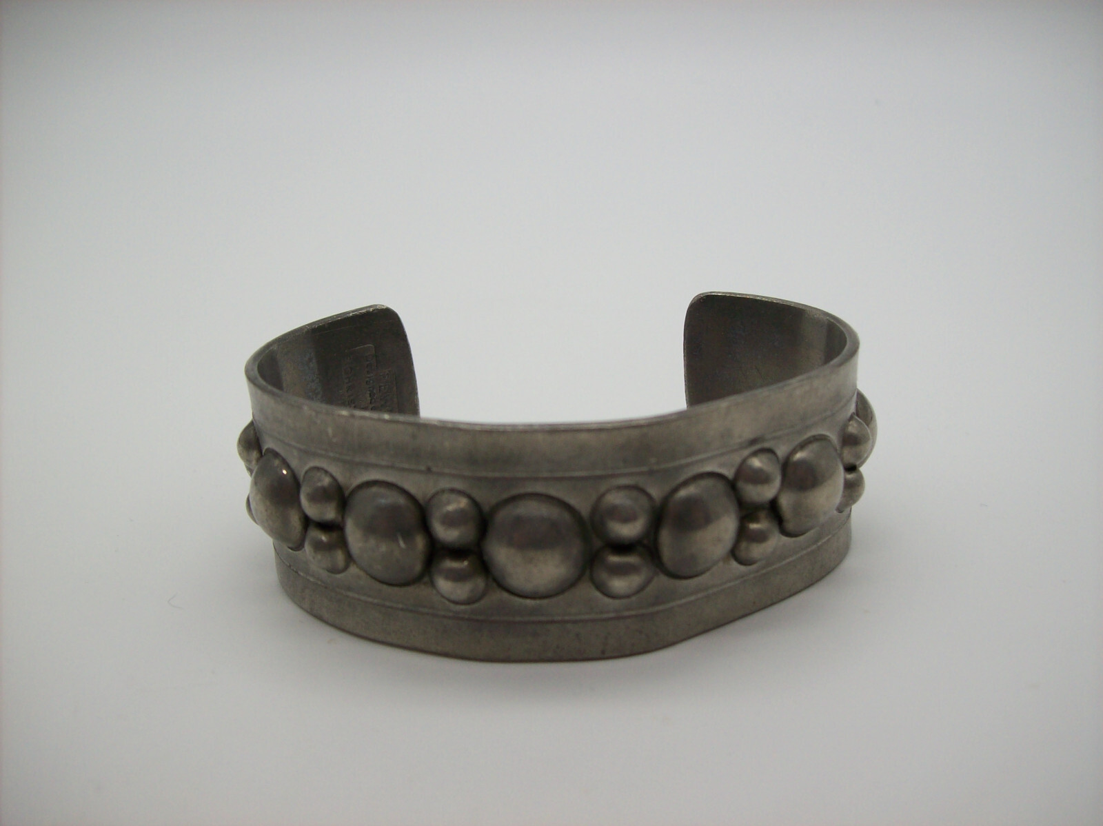 Vintage E Christophersen Brutalist Bracelet, Norway, Signed