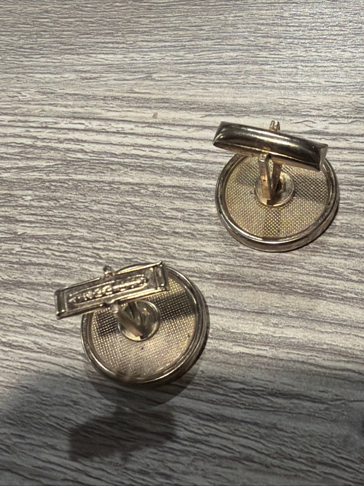 1913 Flat Ground Buffalo Nickel Cuff Links
