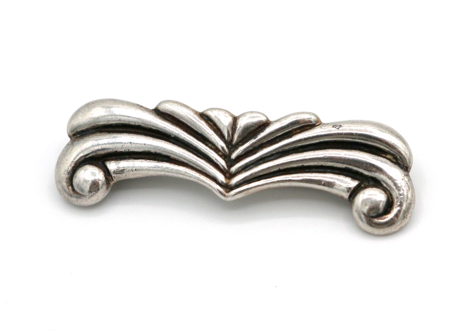 Vintage Los Castillo Sterling Silver 925 Taxco Mexico Modernist Pin Brooch 9.3g