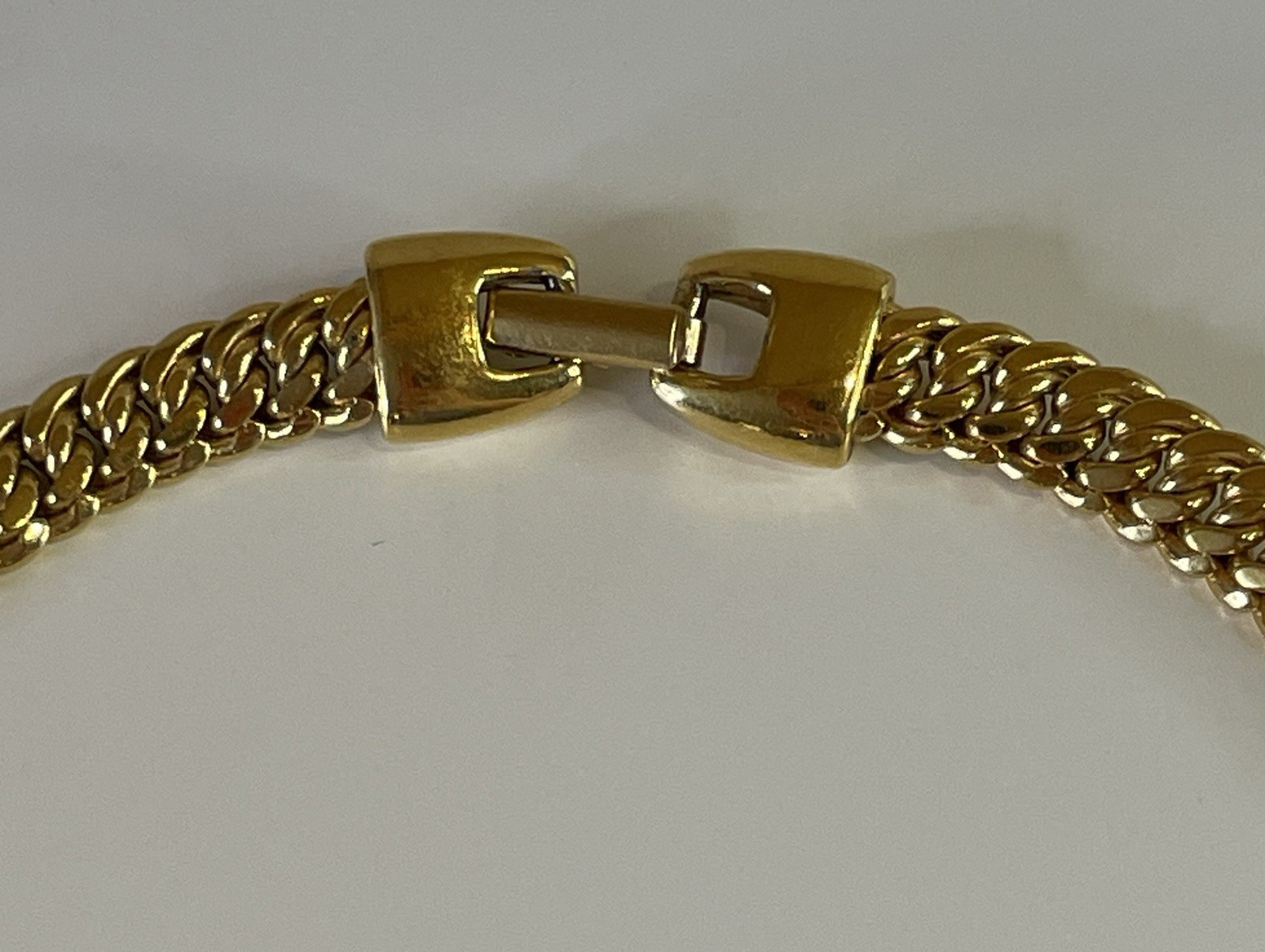 Vtg NAPIER Choker NECKLACE LOT Enamel Rope Chain Heavy Classic 3 Pieces 18″-24″