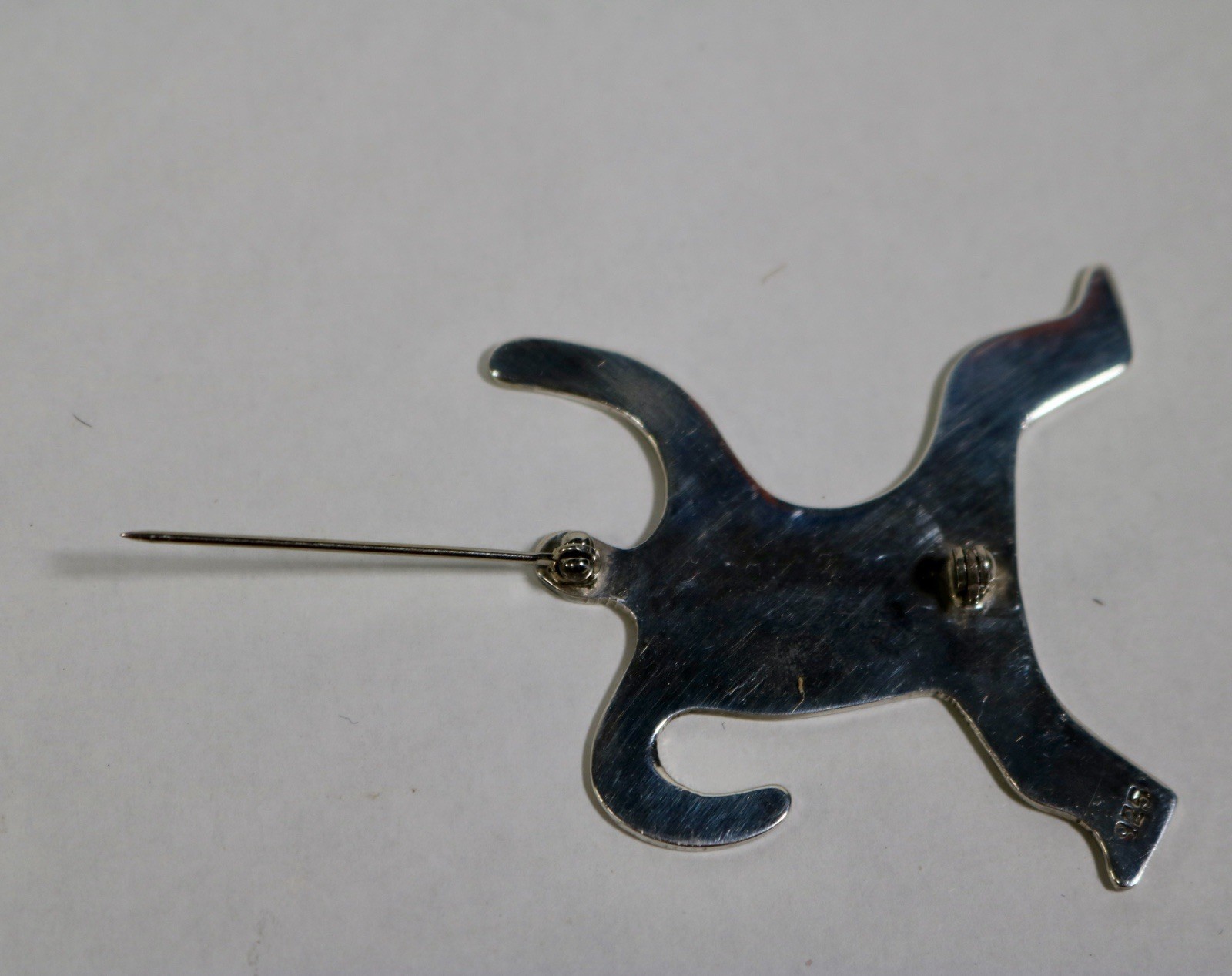 Sterling Silver 925 Modernest Person Brooch