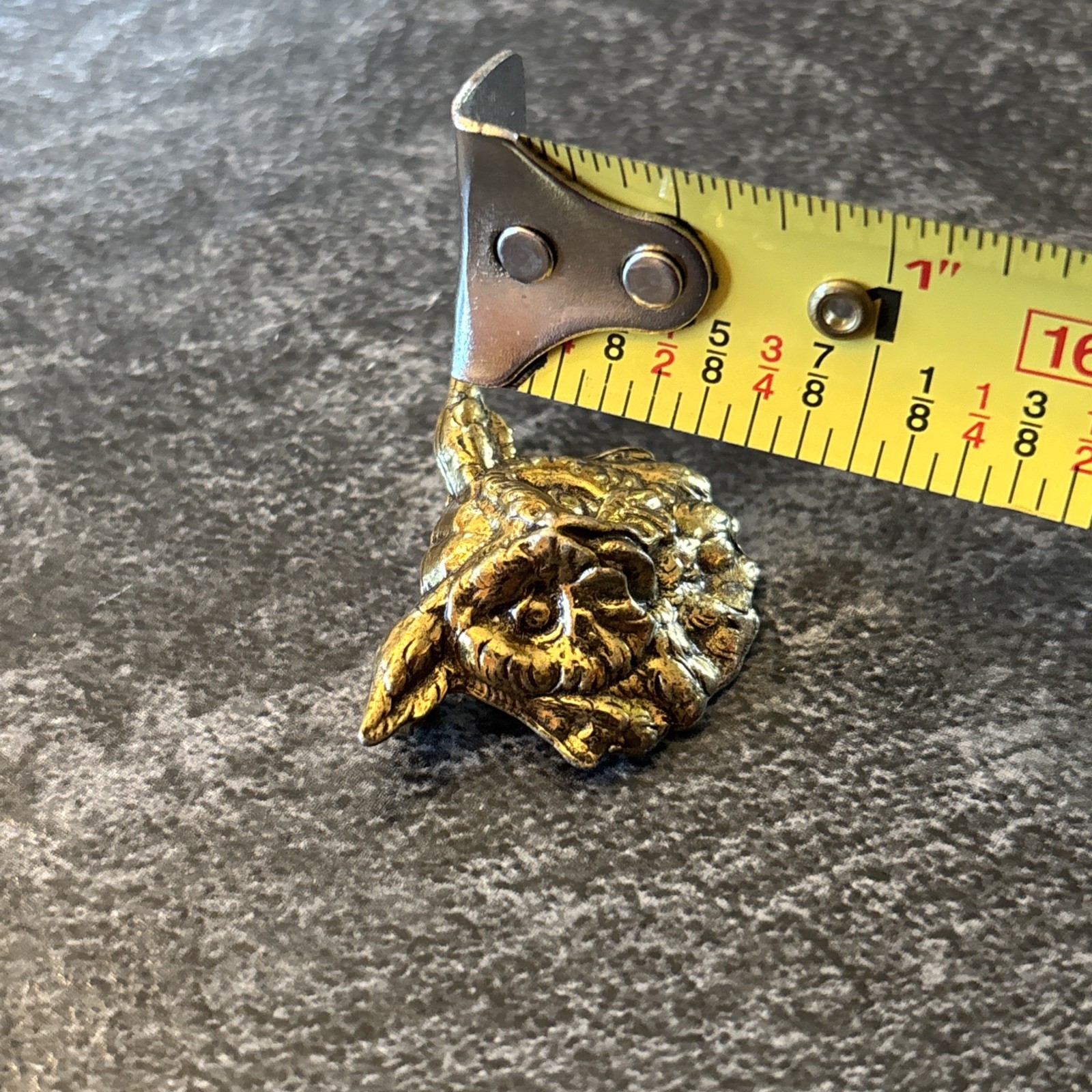 Vintage Robert Zentall Owl Gold Tone Brooch Pin Signed MCM LOC K