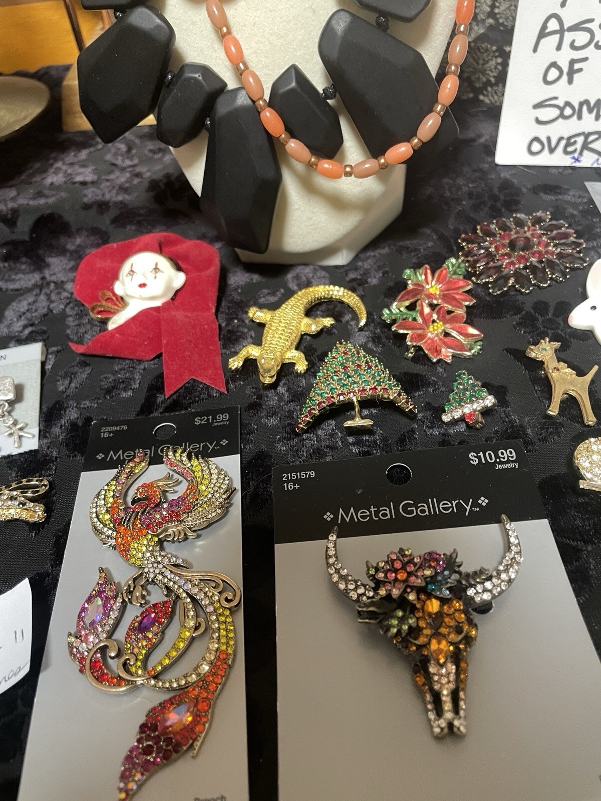 VINTAGE to MCM to MODERN ASSORTED GROUP LOT SOME SIGNED -JEWELRY!! MUST SEE!