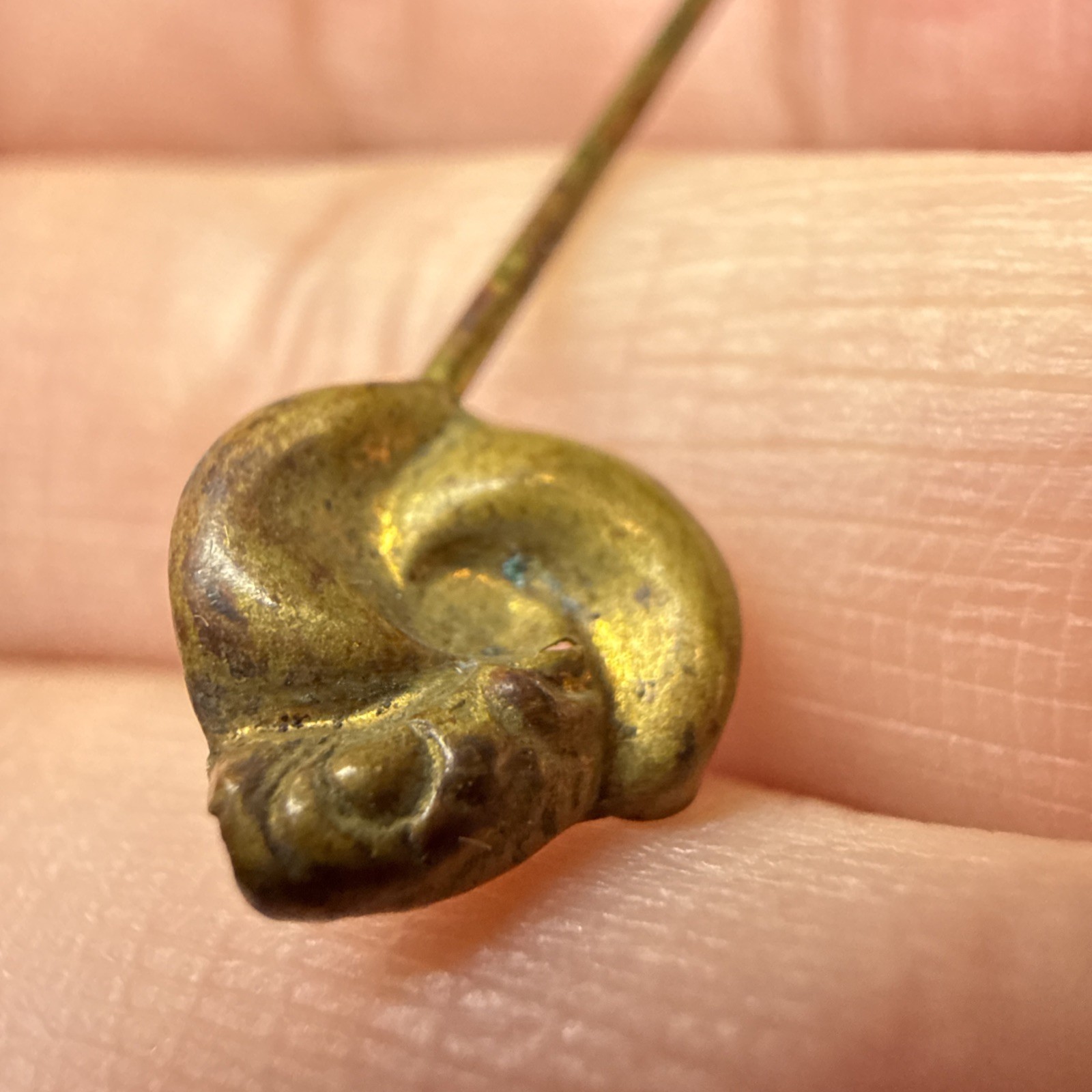 Art Nouveau Antique 1 3/4 in Hair Pin Stick Pin