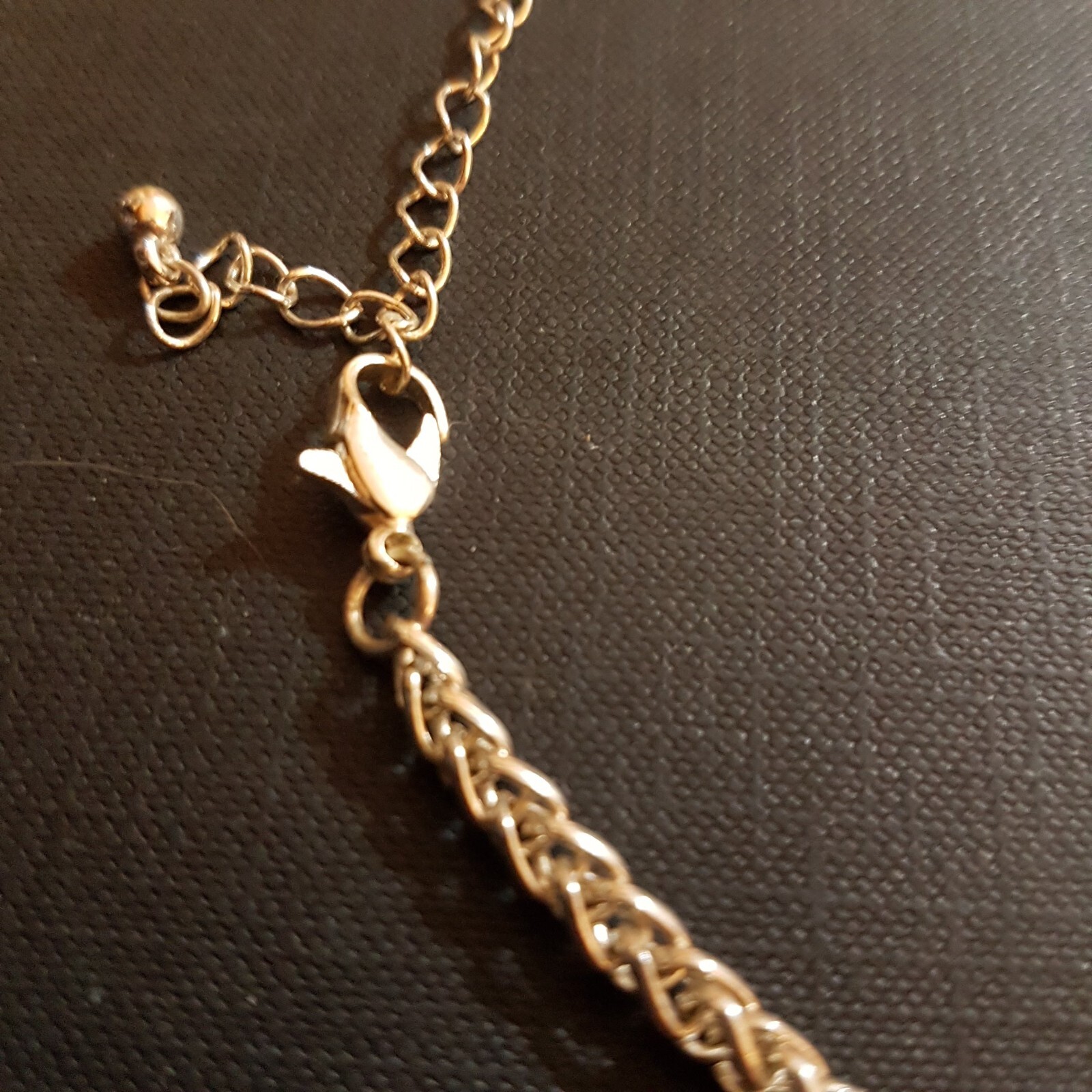 Spiga Wheat Link Rope NECKLACE Silver tone Modern Adjustable Length Chain