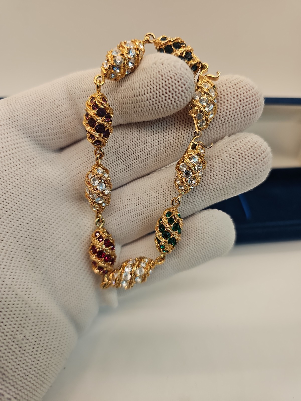 Camrose & Kross Jackie Kennedy JBK Royal Egg Bracelet. Signed JBK