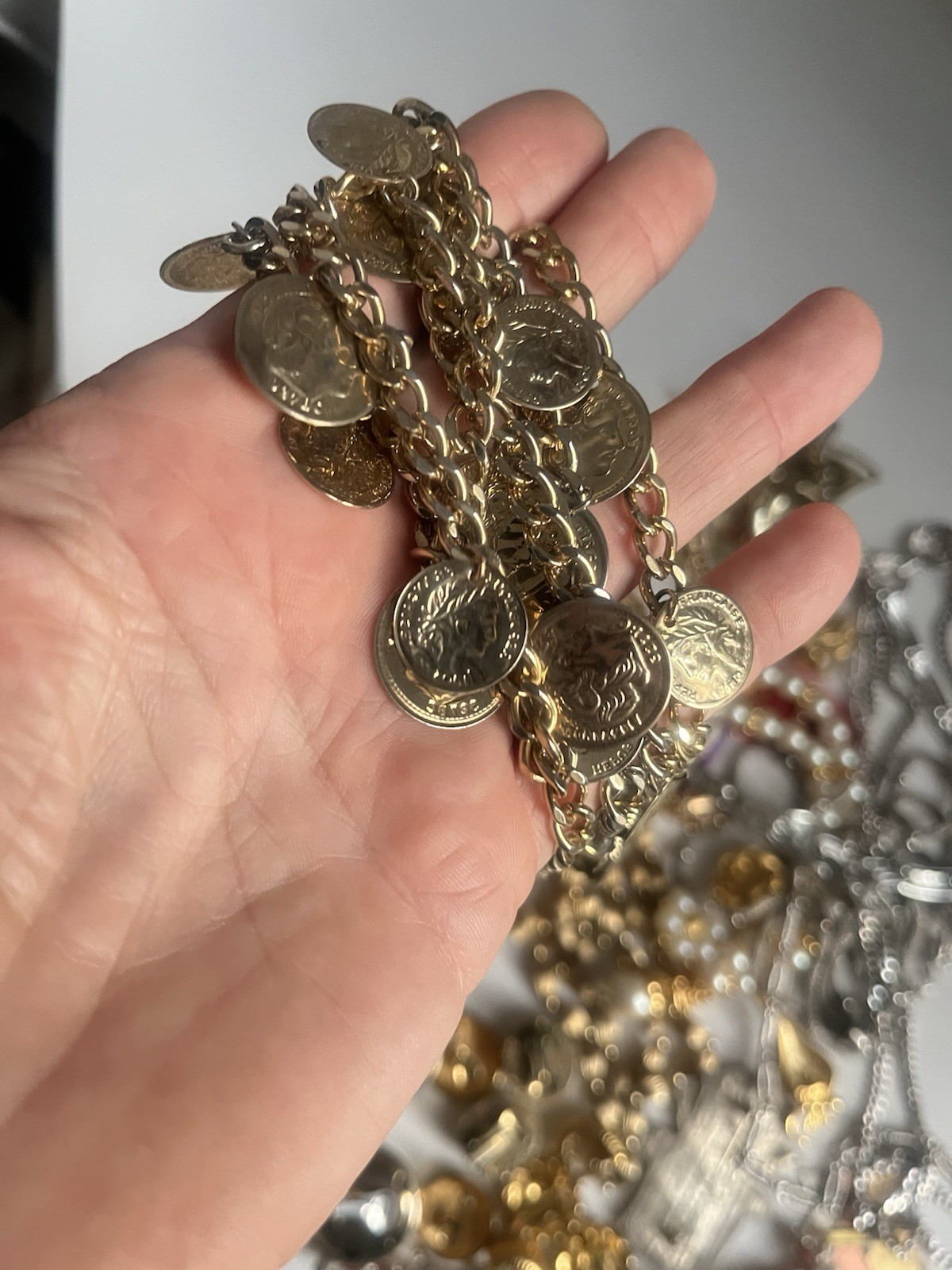 Vintage Jewelry Lot Monet AK LC Lauren Coro Lisner Green Crystal 1960-90’s