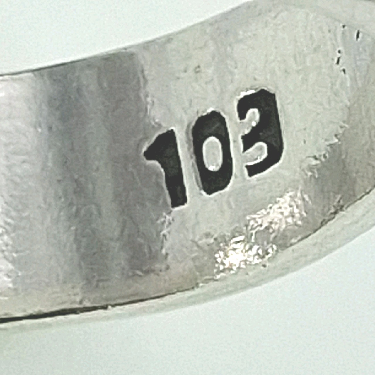 Vintage Southwestern Design Sterling Silver Band Ring Sz12