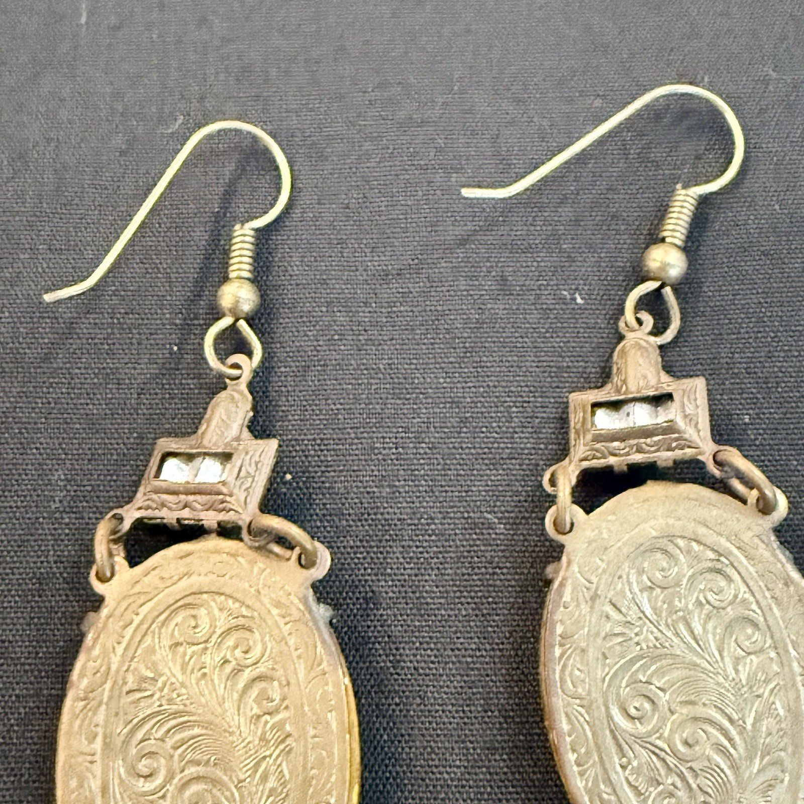 Vintage Glass Works Studio Dangle Drop Earrings – Angel & Cherub