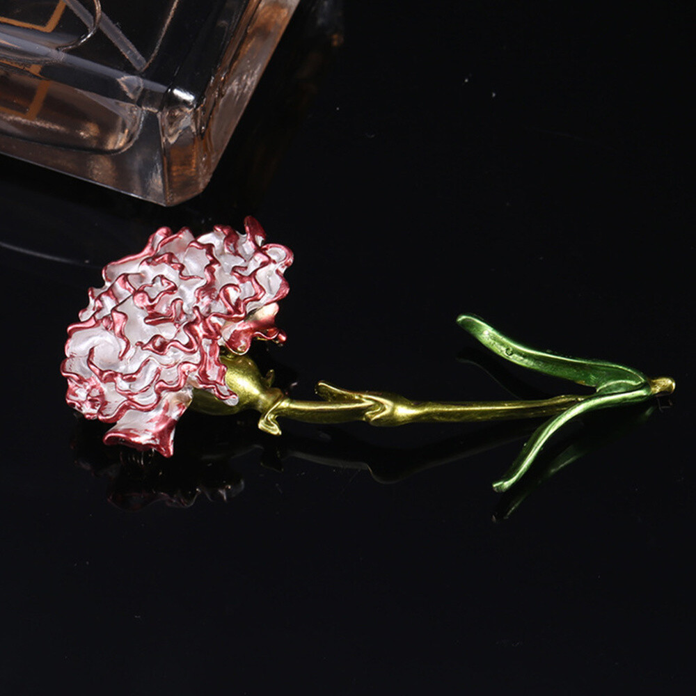 Exquisite Flower Brooch Pin Carnation Lapel Pin Collar Lapel Pin Jewelry