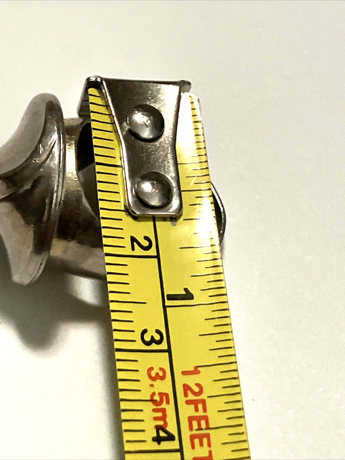 Vintage 1970s MCM Modernist Sterling S?Dome Ring Folded Wave Adjustable Band
