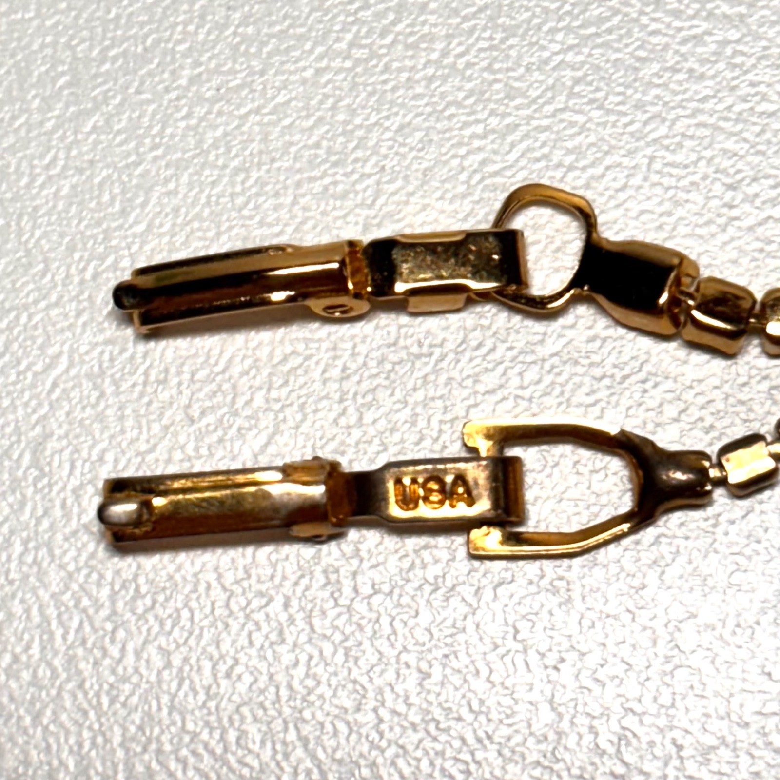 BRACELETS 2 ct set tennis rhinestone goldtone metal sisters mother daughter vint