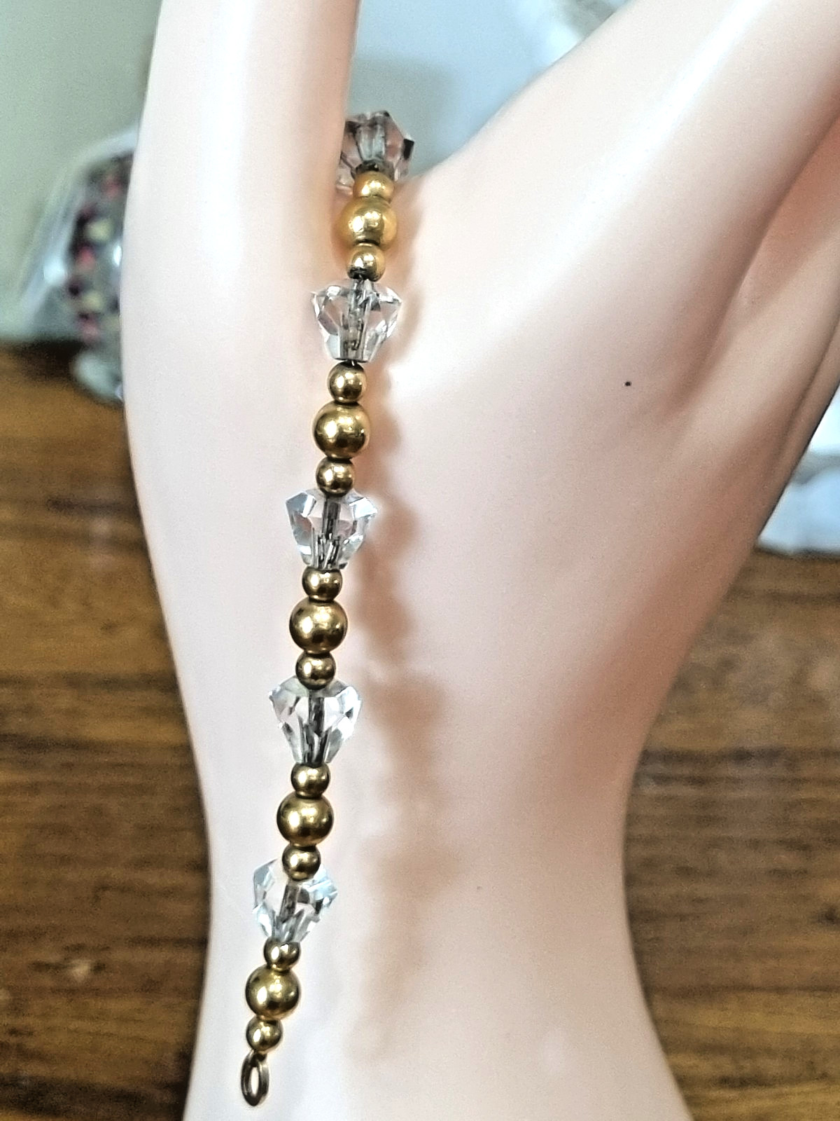 Antique 1930s 12k Gold Fill Spinel bead necklace See Video Bracelet Available