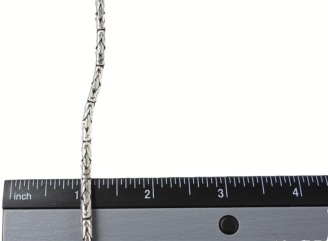Sterling Silver 925 Wheat Spiga Bracelet Toggle Clasp Engraved Bali Style 7.5