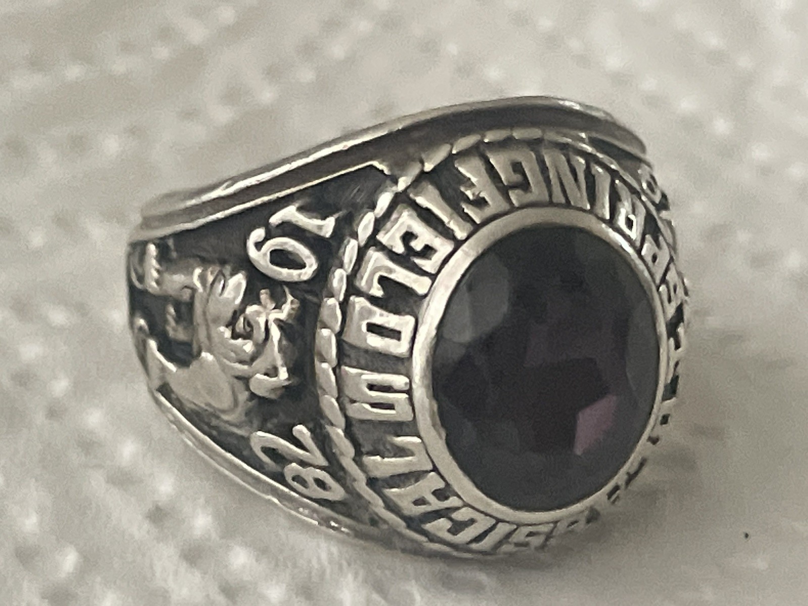 Sterling 1978 Springfield Classical Bulldogs High School Class Ring Jostens 10.5