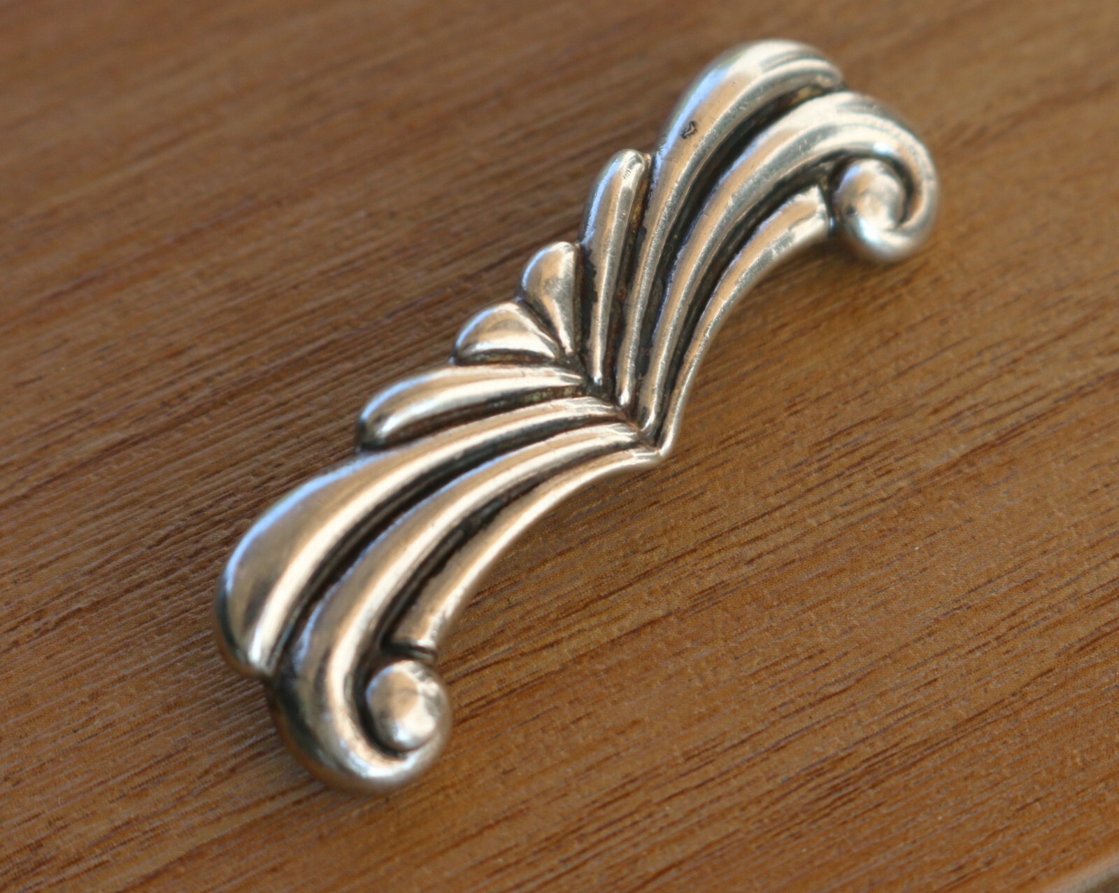 Vintage Los Castillo Sterling Silver 925 Taxco Mexico Modernist Pin Brooch 9.3g
