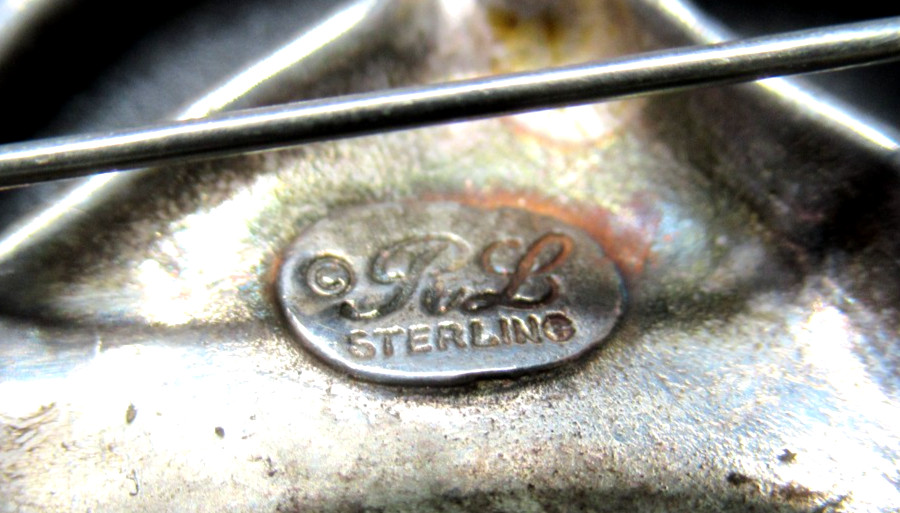 RALPH LAUREN Sterling Silver 925 Equestrian Horse Horseshoe Vintage Pin Brooch