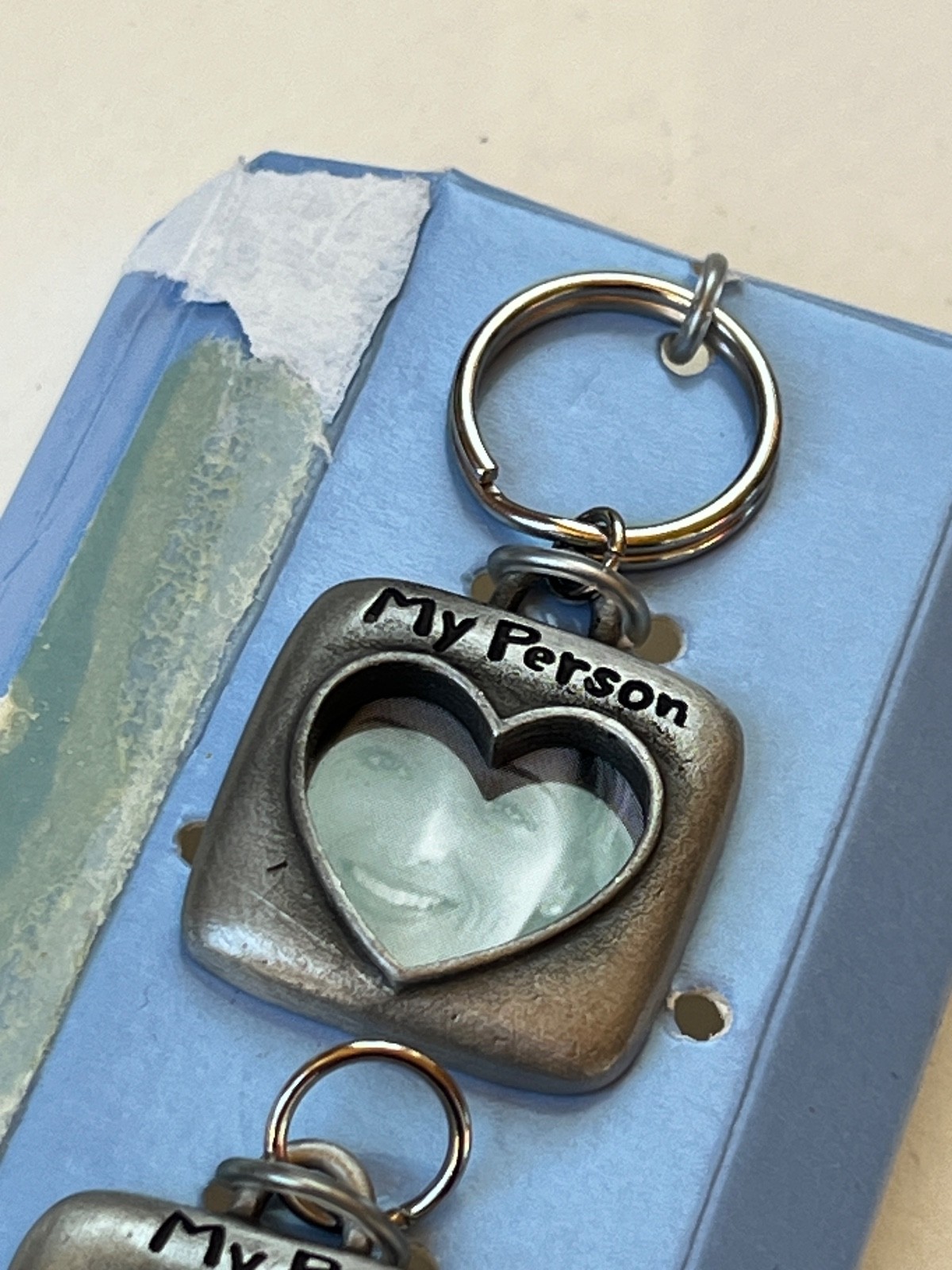 Lot of Hallmark My Person My Pet Square w Heart Opening Picture Frame Pendants