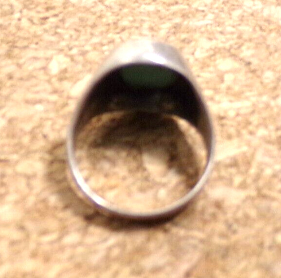 RARE VINTAGE TURQUOISE 925 SILVER RING SIZE 7 J88CR CL88CR BZ8CR JZ85
