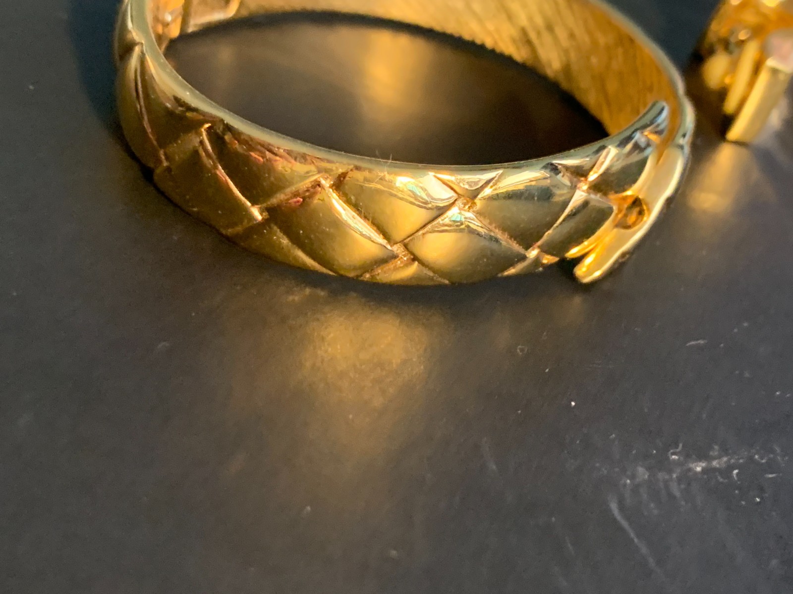 Post 1950’s Vintage Monet Goldtone Chain Bracelet