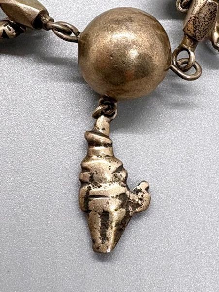 Vintage Guatemalan Charm Bracelet, marked 900 Silver