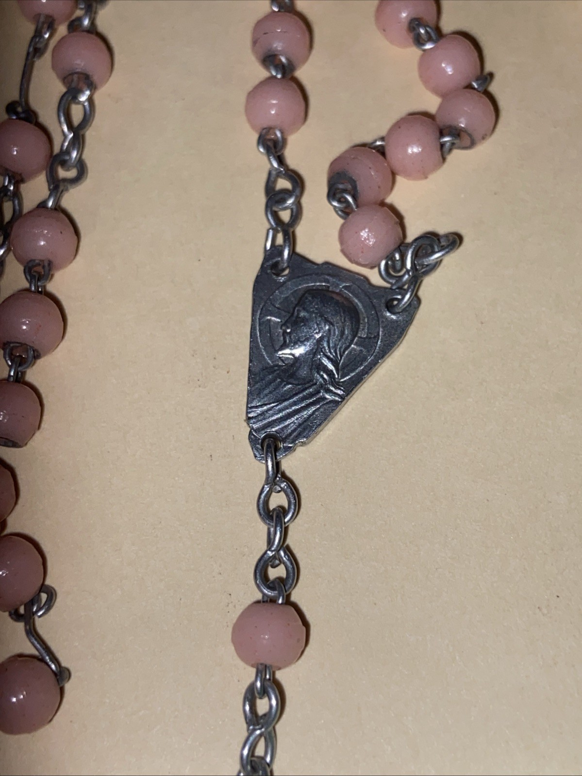 ESTATE SALE: Beaded & Chain Cross Rosary Lot-4
