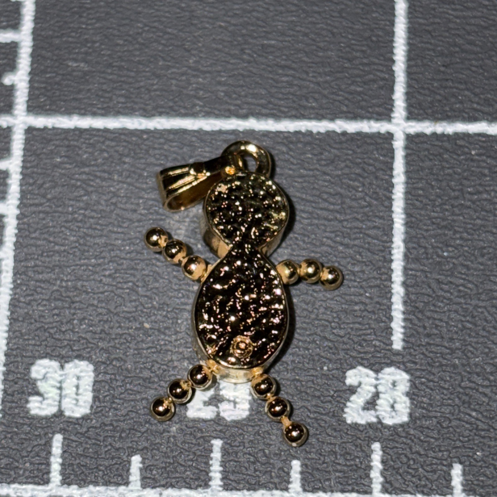 Avon Green Birthstone Children Charm May Simulated Emerald
