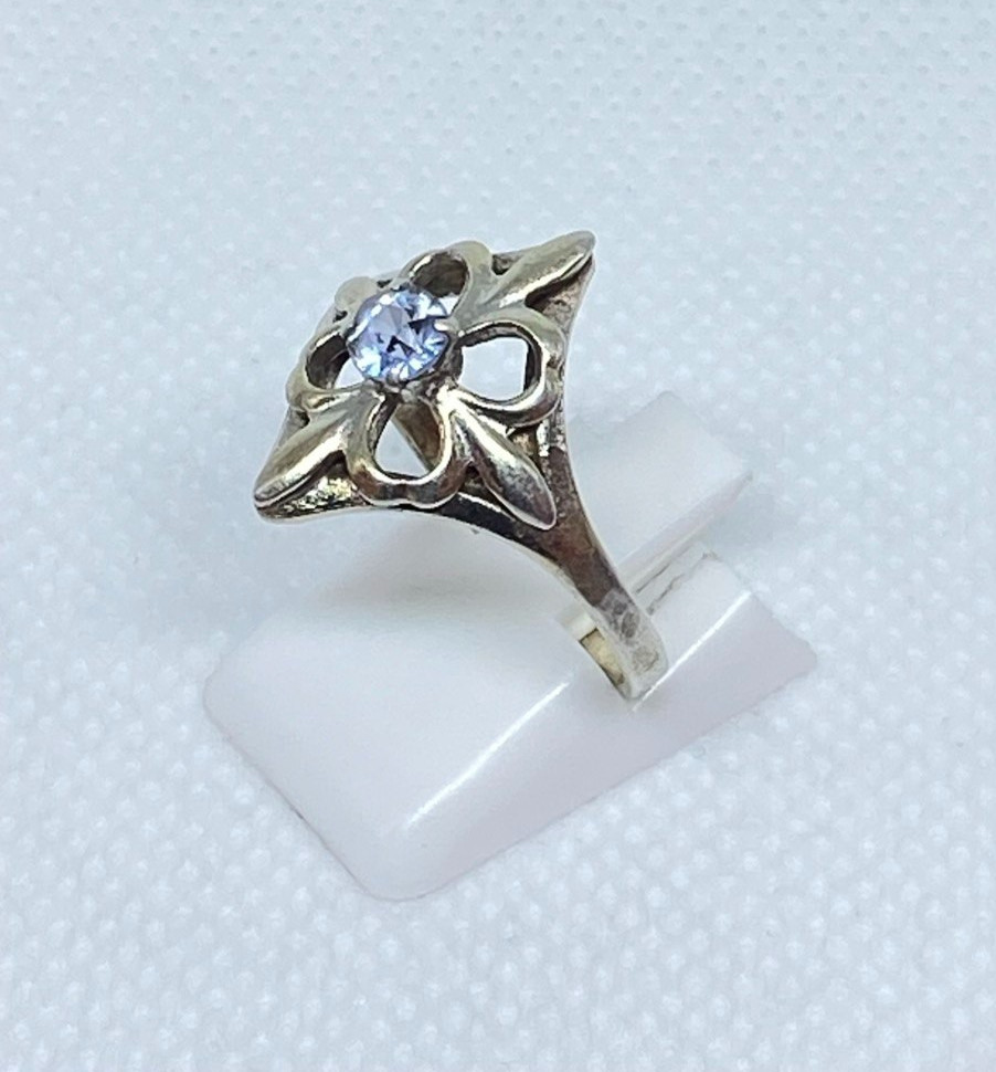 Rings Silver 875 Size 10 . Weight 3.03 g. Soviet Vintage Jewelry USSR