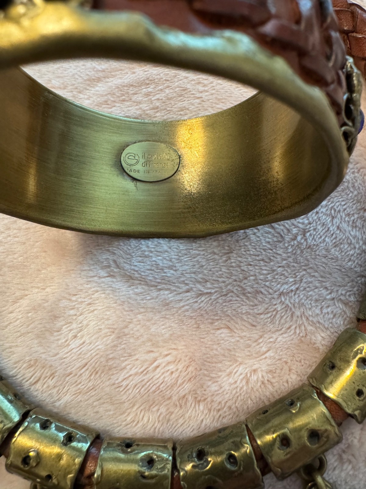 Vintage il Gioiello di firenze Necklace bangle set Rare